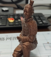 秦始皇兵马俑3D打印作品