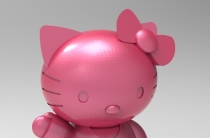 Hello+Kitty猫3D打印模型免费下载（STL格式）